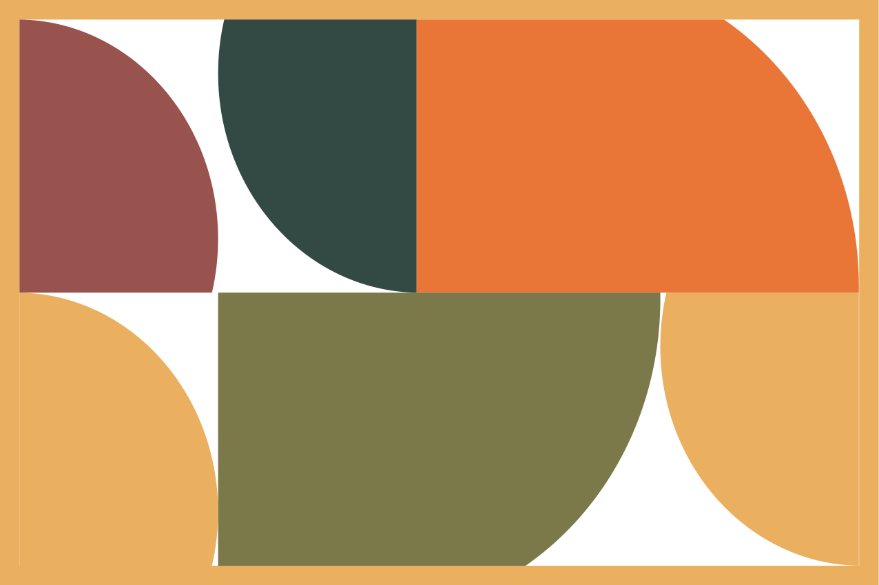 Tovaglietta americana moderna forme geometriche eleganti - TenStickers