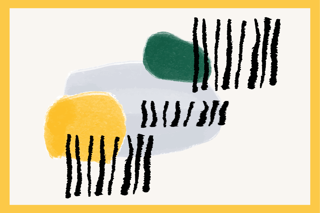 Tovaglietta americana moderna forme geometriche vivaci - TenStickers