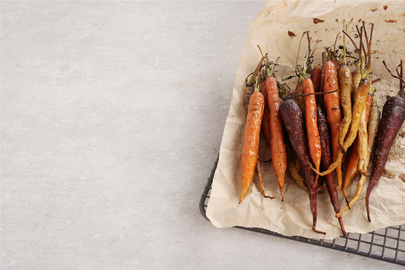 Tovaglietta americana ristorante carote colorate arrosto - TenStickers