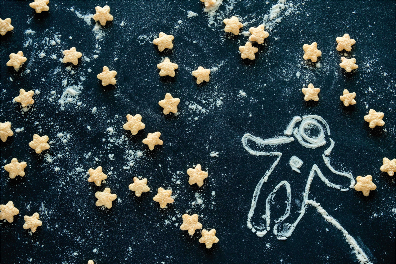 Tovaglietta americana infantile scena stellare astronauta - TenStickers