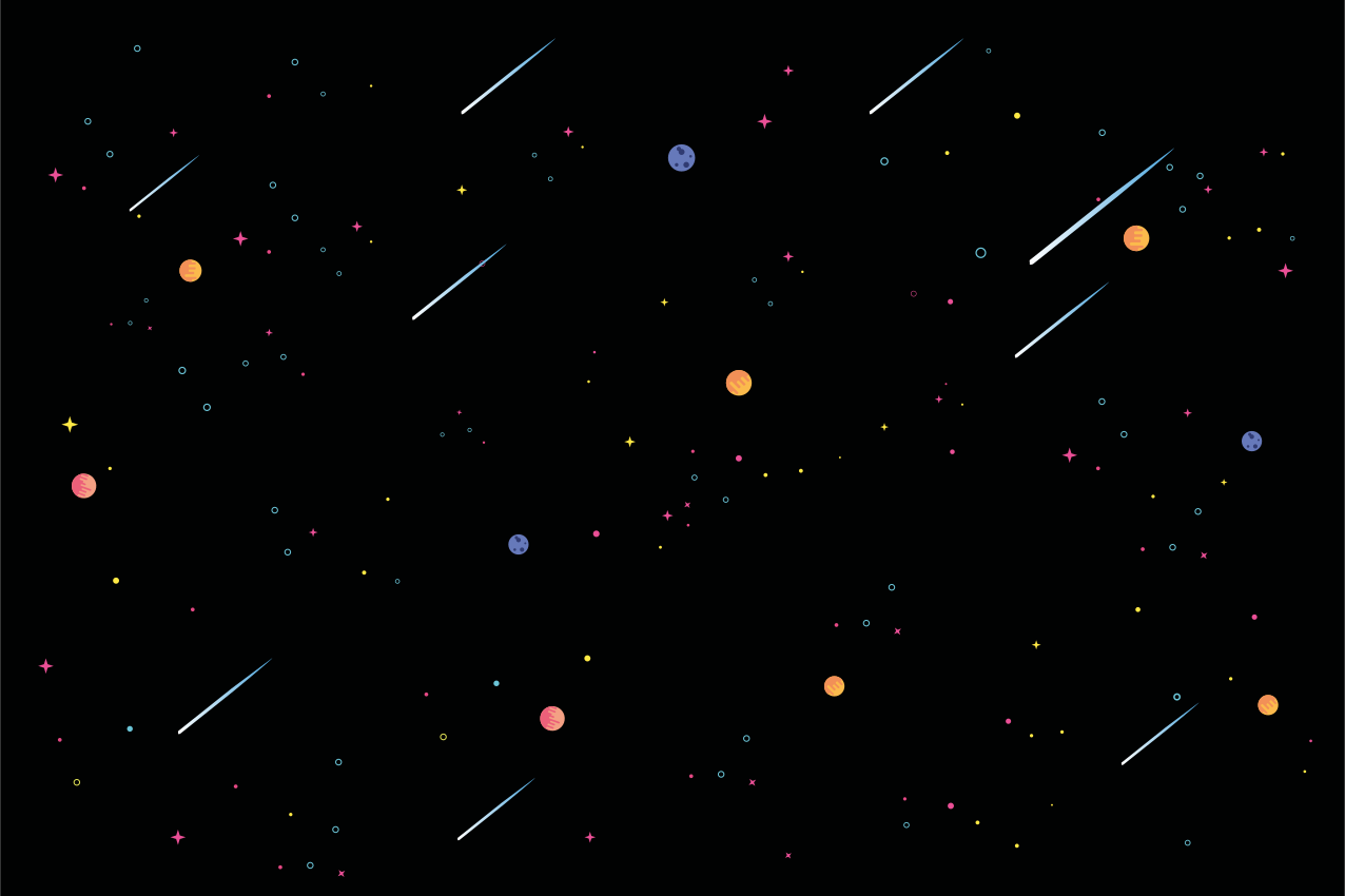 Tovaglietta americana infantile a tema spaziale - TenStickers