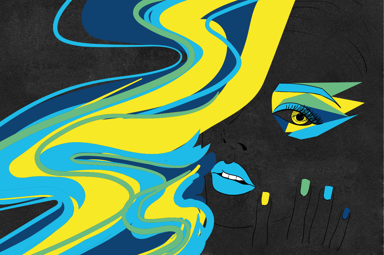 Tovaglietta americana originale arte a caratteri grassi - TenStickers