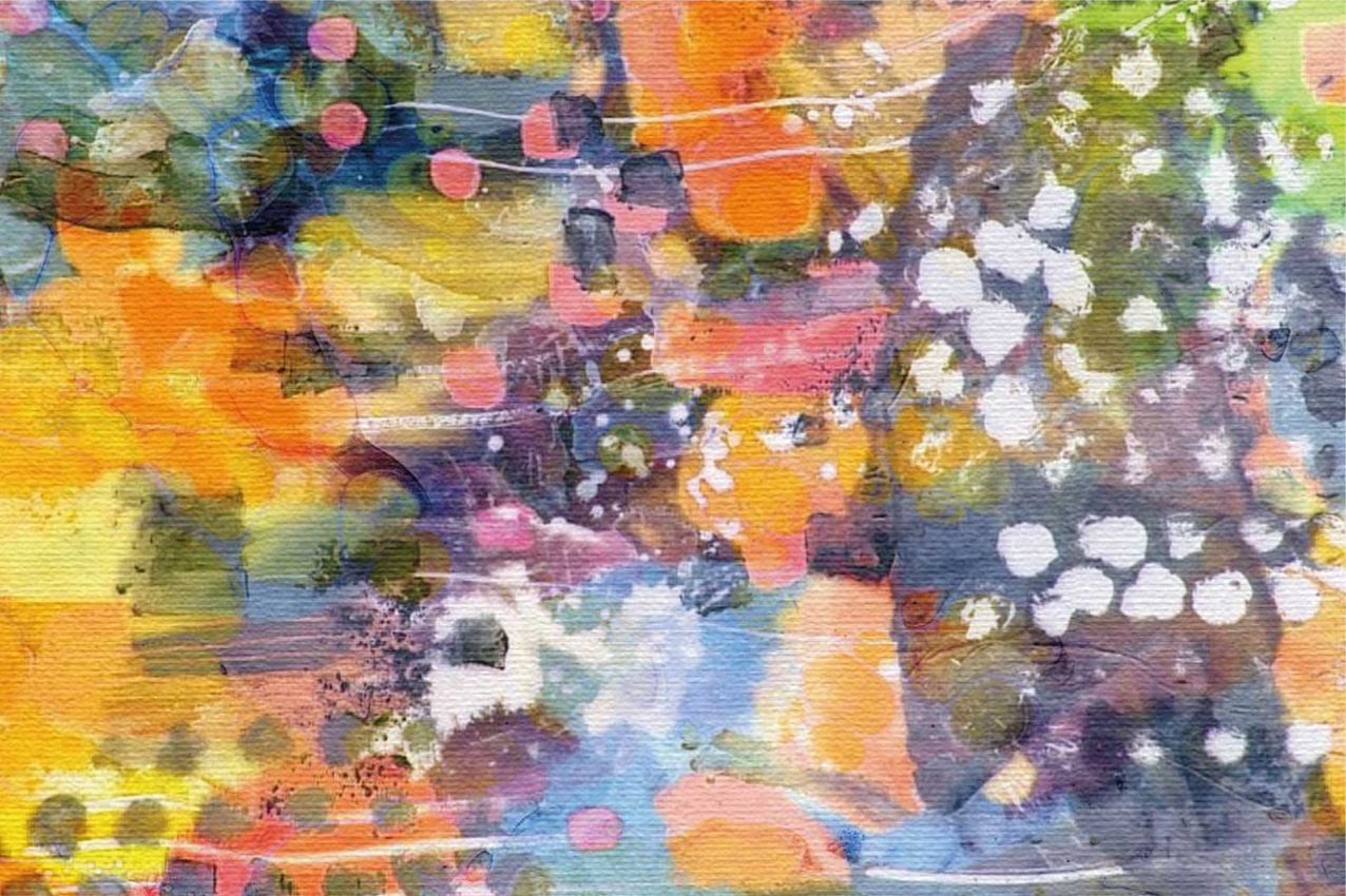 Tovaglietta americana esplosione di colori vibranti - TenStickers