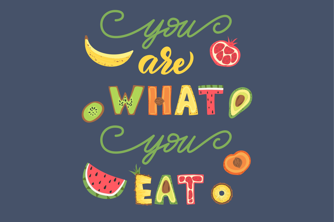 Tovaglietta americana frase citazione culinaria colorata - TenStickers