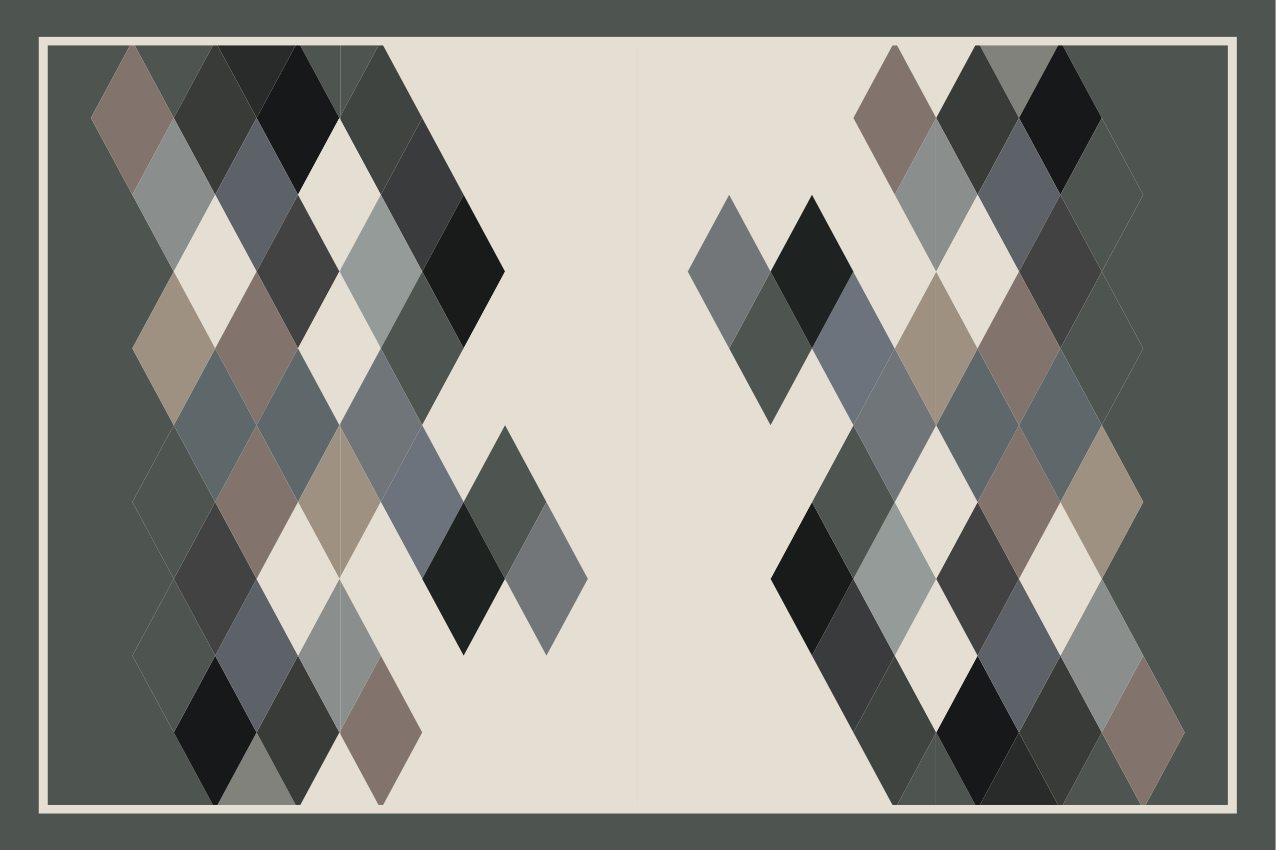 Tovaglietta americana moderna superficie geometrica - TenStickers