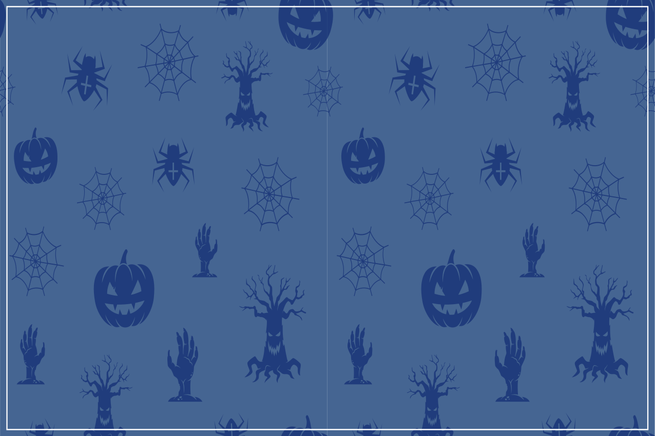 Tovagliette americana halloween decorazione spettrale - TenStickers