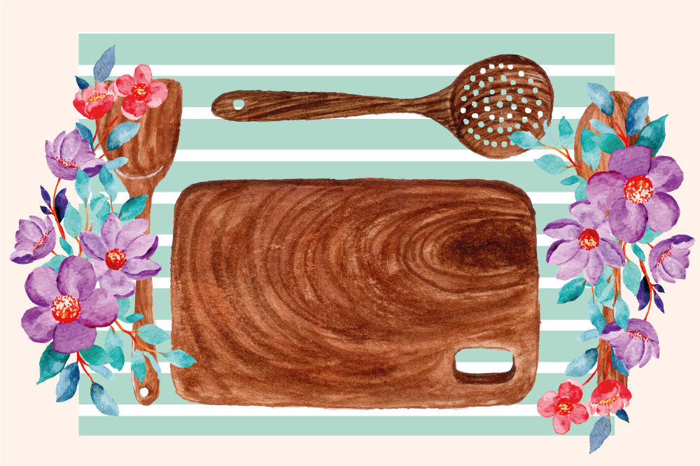 Tovaglietta americana originale scena culinaria elegante - TenStickers