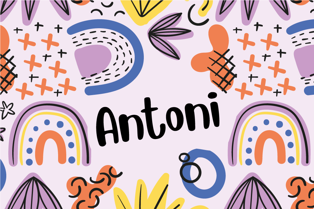 Tovaglietta americana infantile con motivi arcobaleno - TenStickers