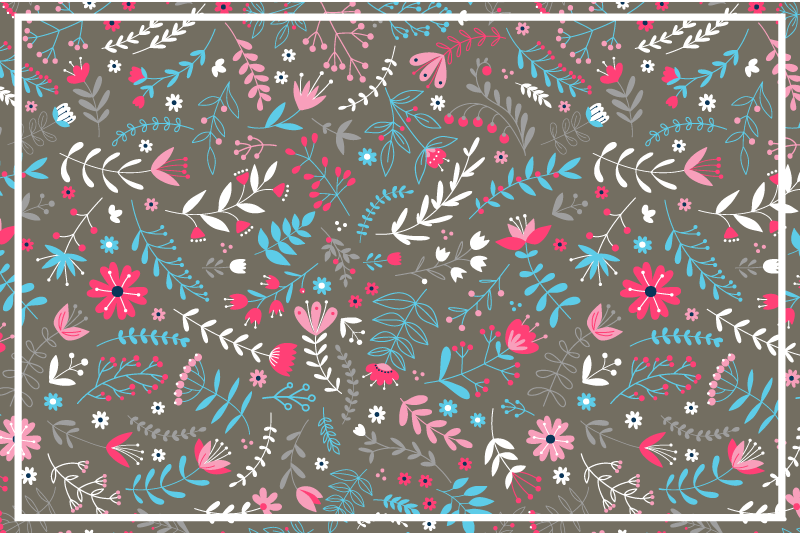 Tovaglietta americana finitura botanica testurizzata - TenStickers