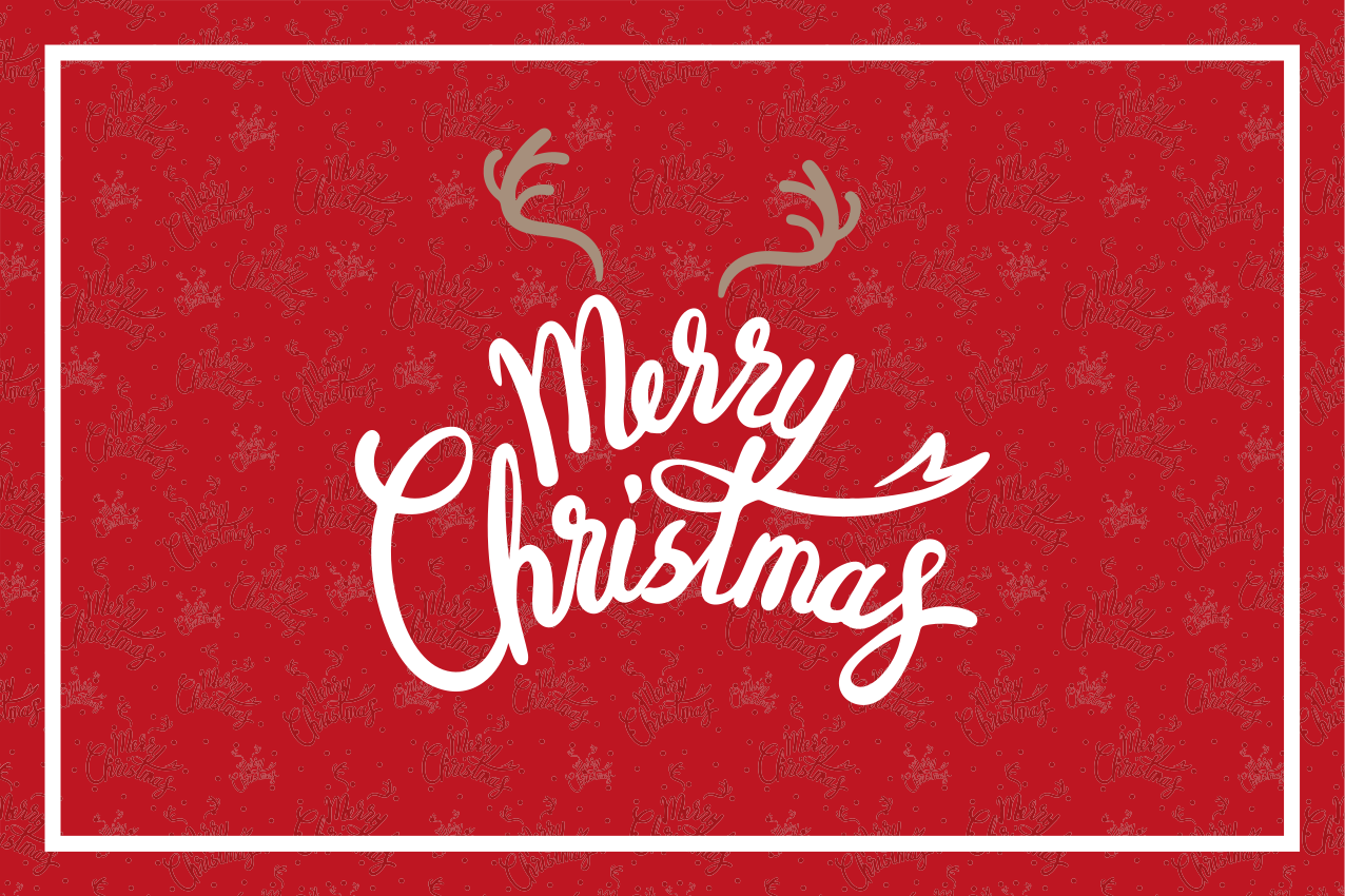 Tovaglietta personalizzata natale auguri di natale gioiosi - TenStickers