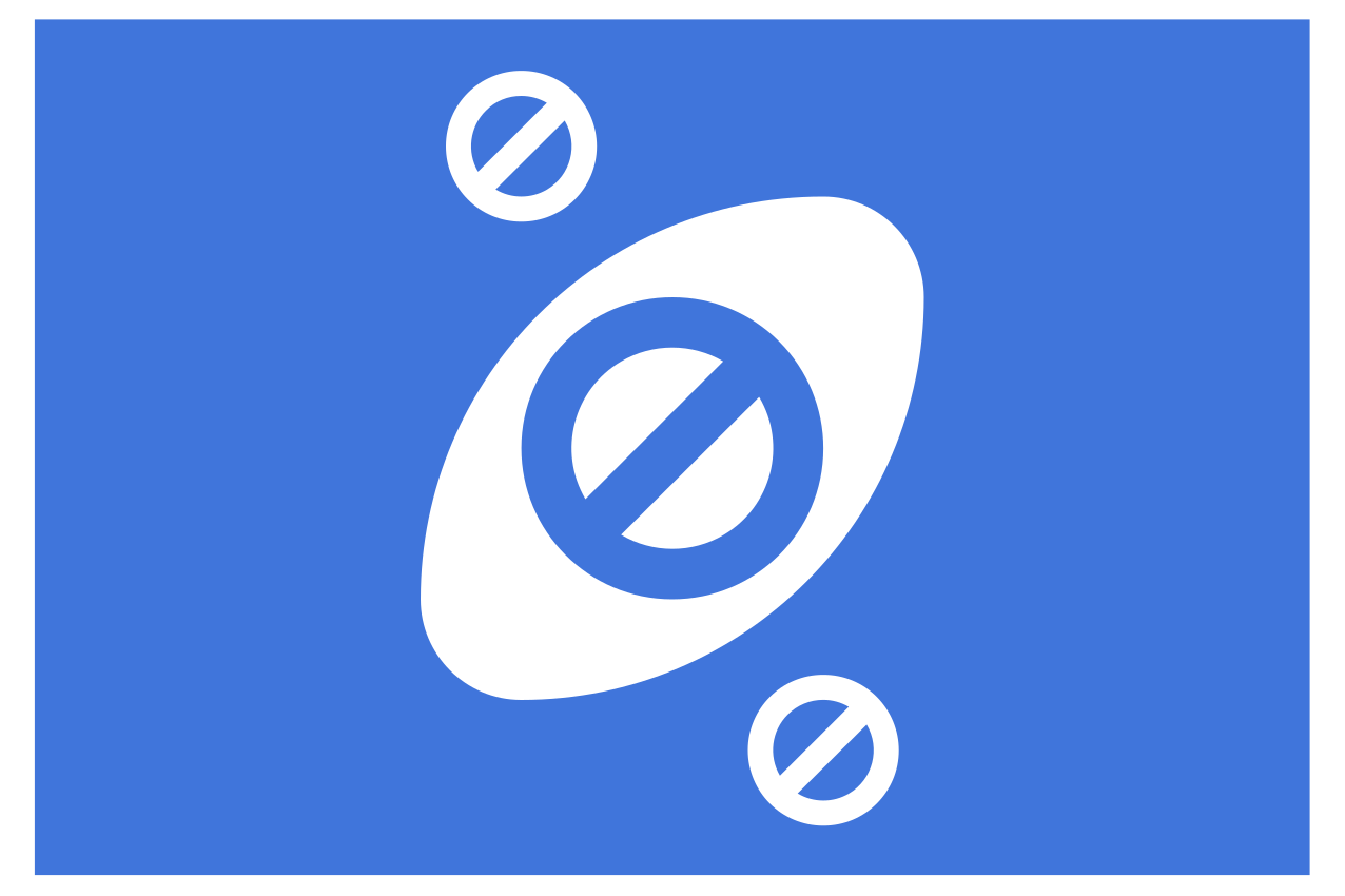 Tovaglietta americana moderna accento blu minimalista - TenStickers