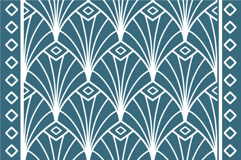 Tovaglietta americana moderna motivo floreale elegante - TenStickers