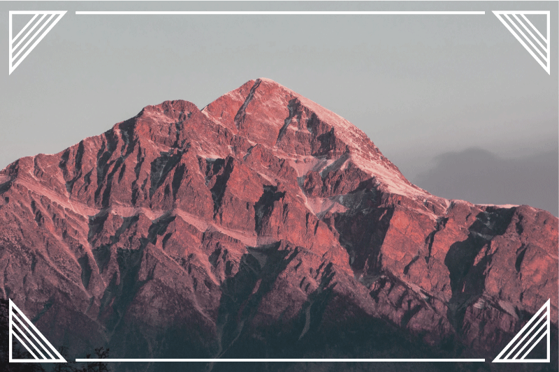 Tovaglietta americana moderna paesaggio montano sereno - TenStickers