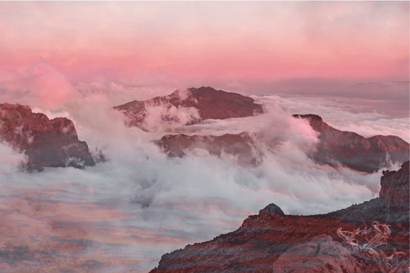 Tovaglietta americana moderna paesaggio montano - TenStickers