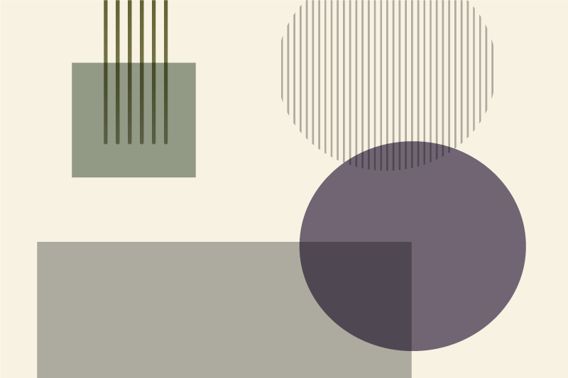 Tovaglietta americana moderna con motivo geometrico - TenStickers