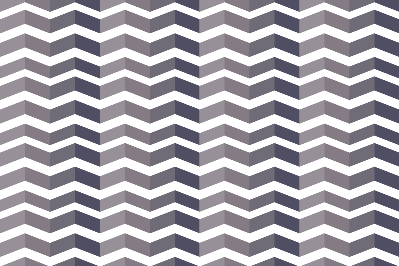 Tovaglietta americana design a zig zag - TenStickers