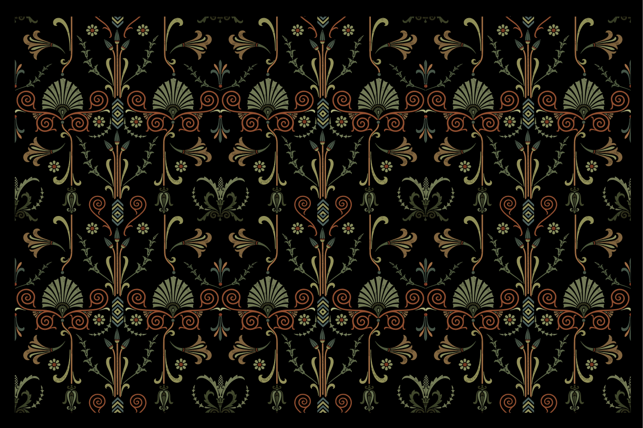 Tovaglietta americana finitura floreale testurizzata - TenStickers