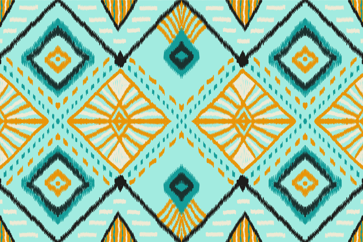 Tovaglietta americana motivo geometrico astratto - TenStickers