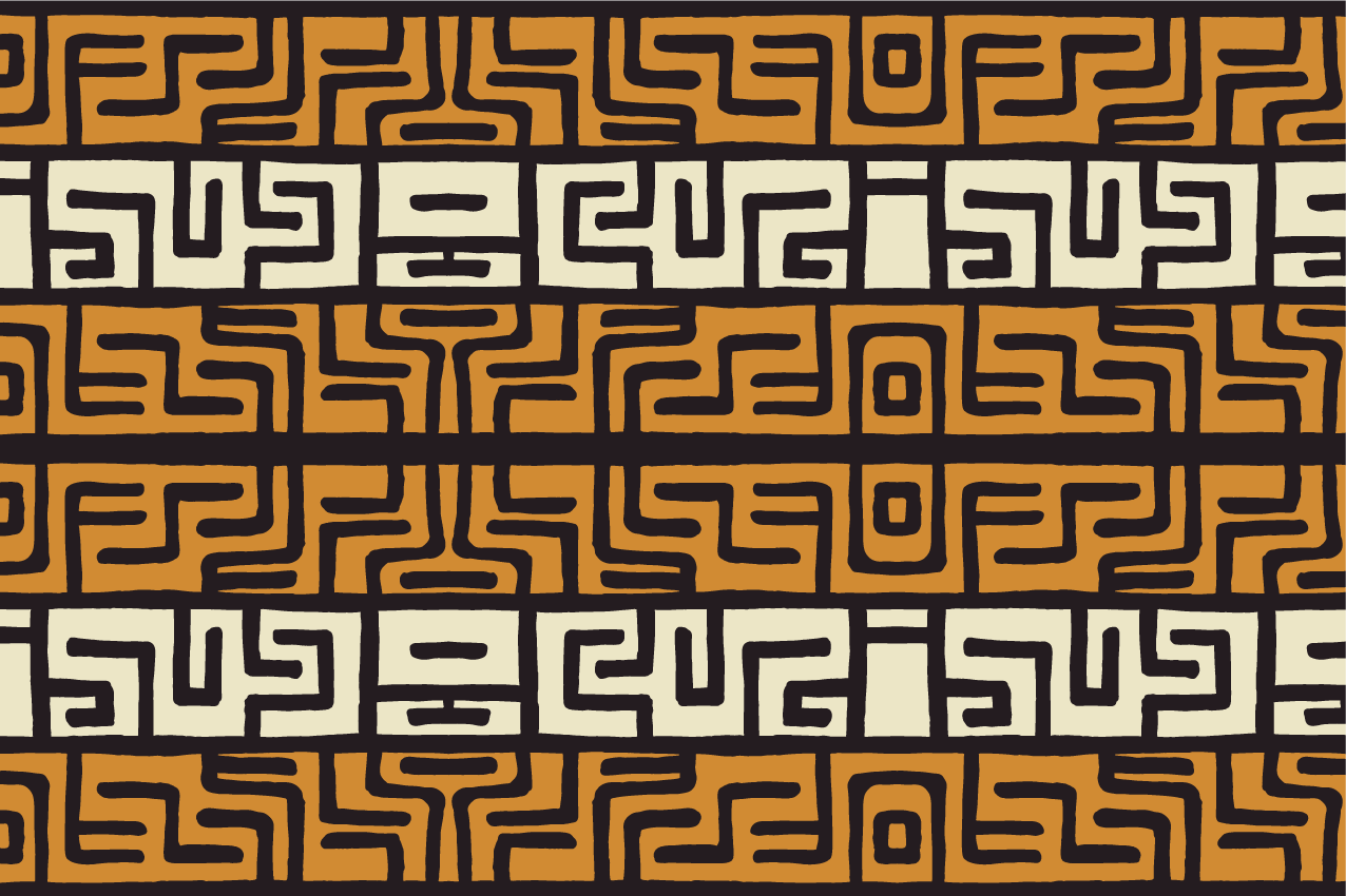 Tovaglietta americana superficie a motivi astratti - TenStickers