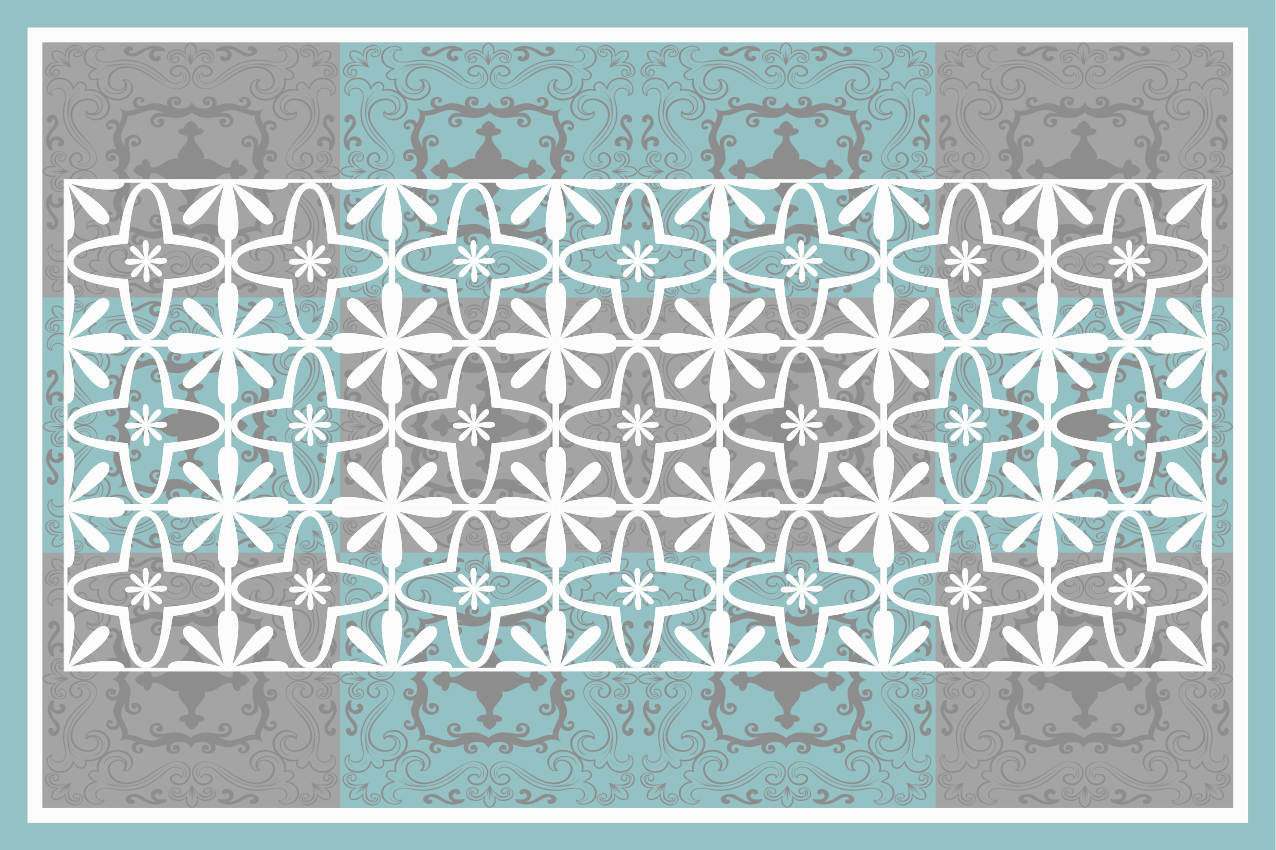 Tovaglietta americana motivo botanico chic - TenStickers