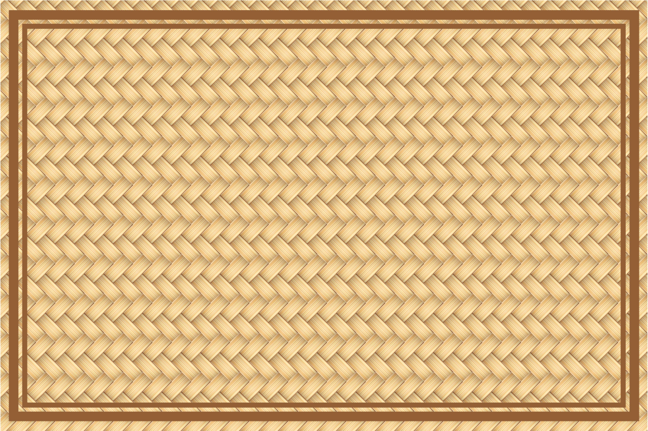 Tovaglietta americana texture vimini - TenStickers