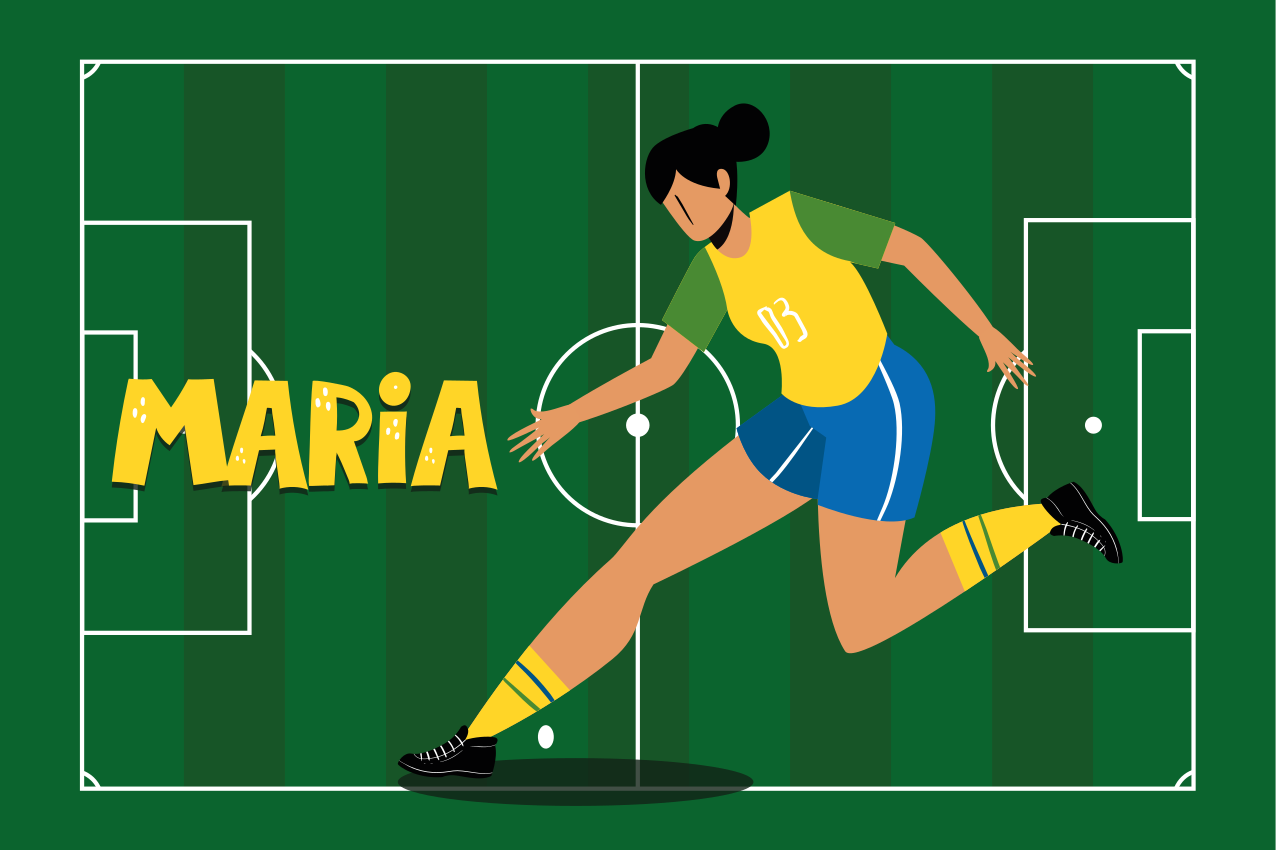 Tovaglietta in pvc con nome personalizzabile - TenStickers