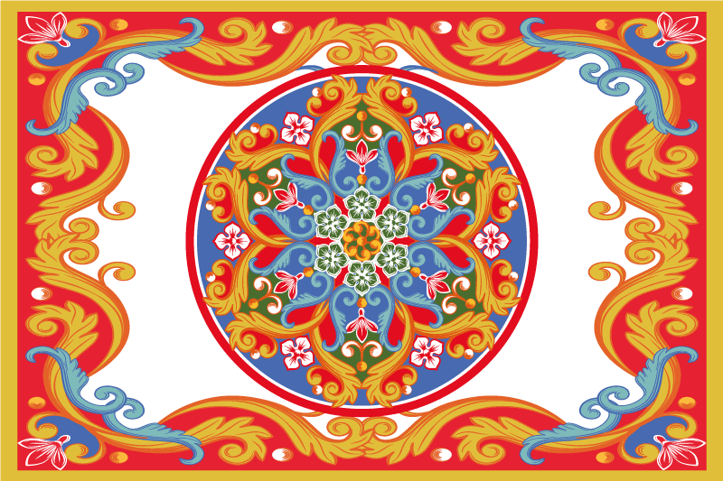 Tovagliette colorate in stile floreale - TenStickers