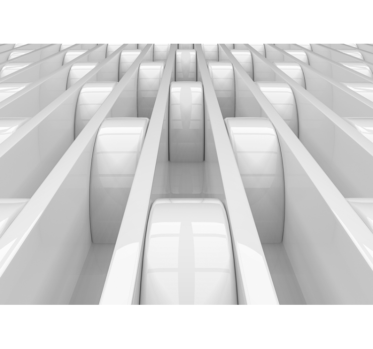 Carta da parati 3D sfere nere - TenStickers