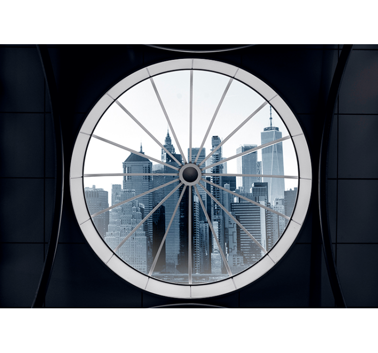 Fotomurale 3d prospettive urbane - TenStickers