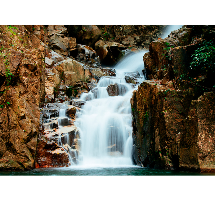 Fotomurale natura cascata thailandese - TenStickers