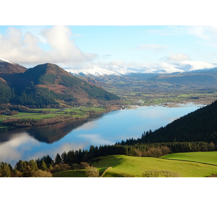 Fantastico fotomurale paesaggio Lake District - TenStickers