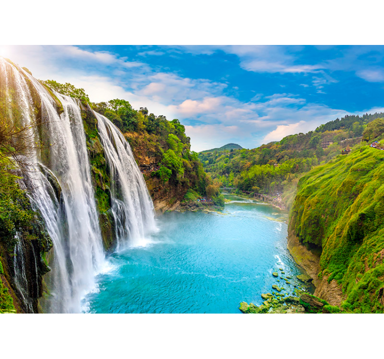 Fotomurale cascata del fiume - TenStickers