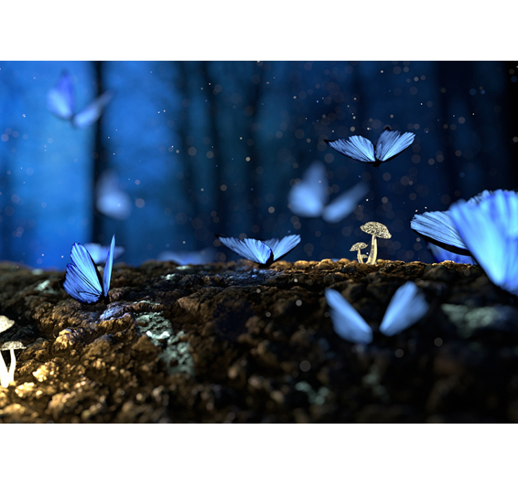 Fotomurale fantasia incantesimo della farfalla - TenStickers