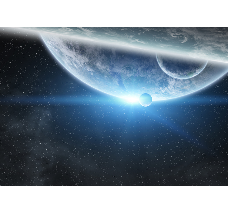 Fotomurale vista Terra dallo spazio - TenStickers