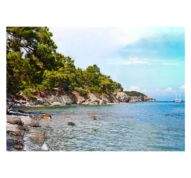 Fotomurale della spiaggia di Antalya - TenStickers