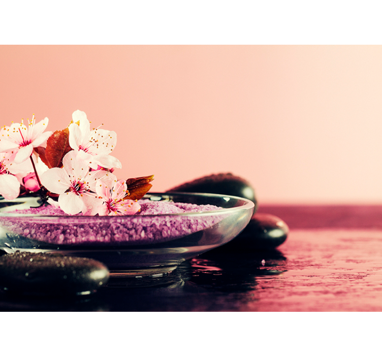 Fotomurale con fiori di orchidea a riposo - TenStickers