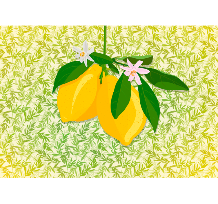 Fotomurale con limoni appesi - TenStickers