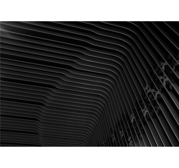 Fotomurale astratto motivi curvi a strati - TenStickers