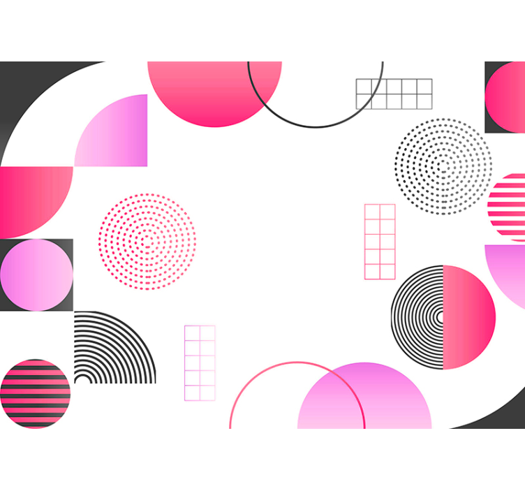 Fotomurale astratto Cerchi di colori - TenStickers