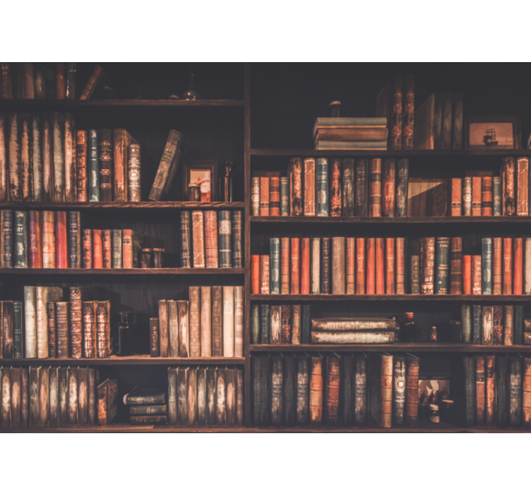 Fotomurale amore collezione libri classici - TenStickers