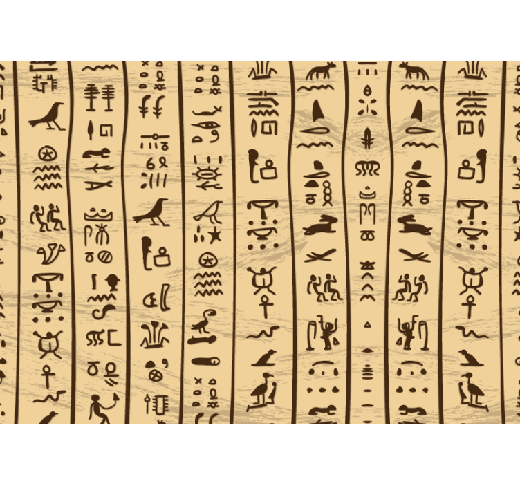 Fotomurale artistico motivi di scrittura antica - TenStickers