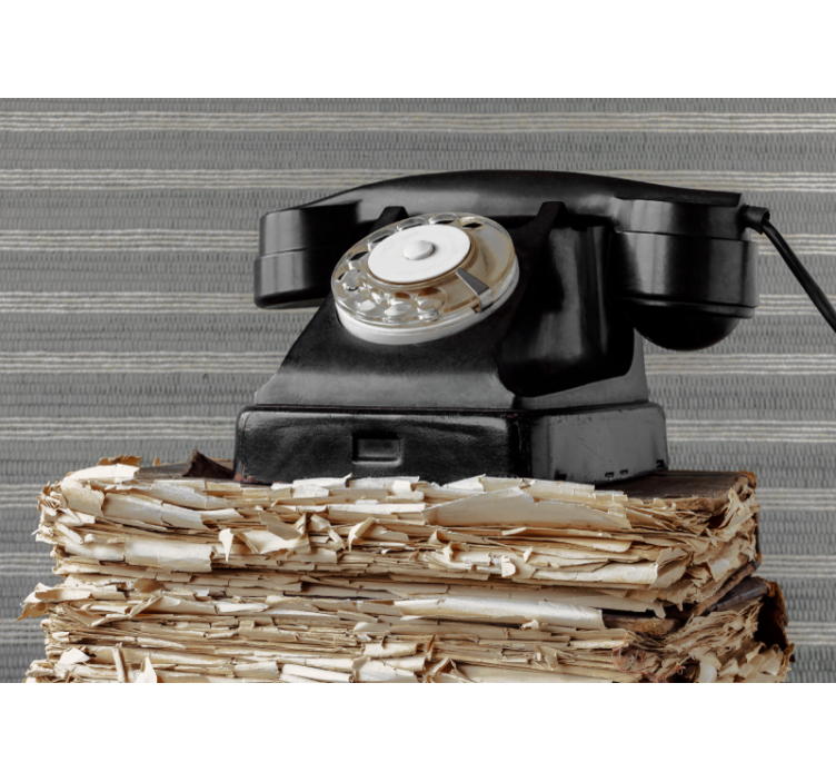 Fotomurale veicoli telefono vintage classico - TenStickers