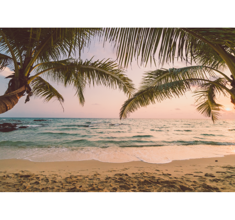 Fotomurali natura vista costiera tranquilla - TenStickers