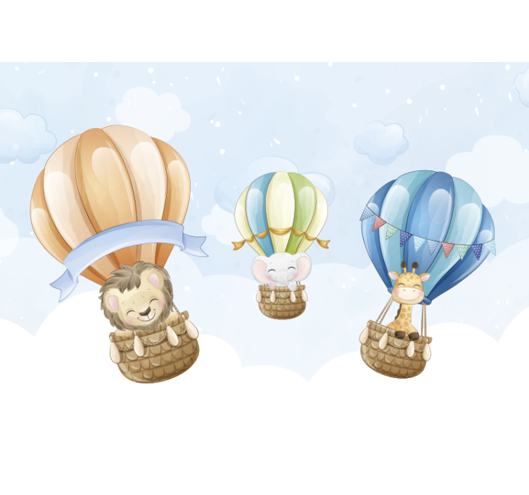 Fotomurale animali dirigibili gonfiabili - TenStickers