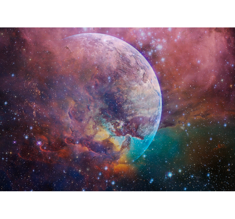 Fotomurale spaziale scena di nebulosa celeste - TenStickers