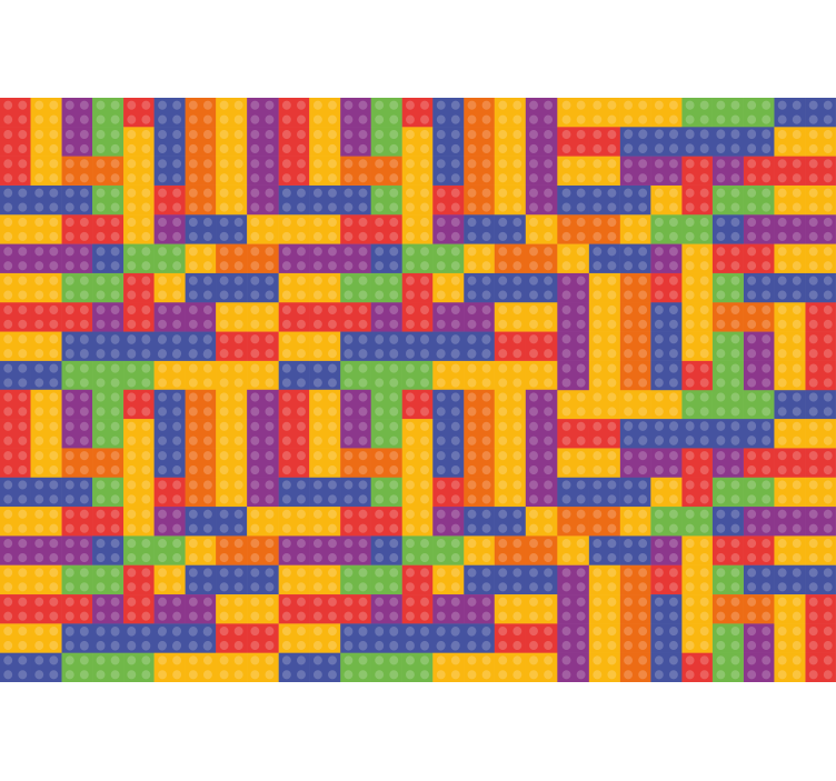 Fotomurali textures motivo a blocchi colorati - TenStickers