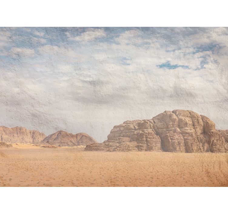 Fotomurale deserto formazione rocciosa del deserto - TenStickers