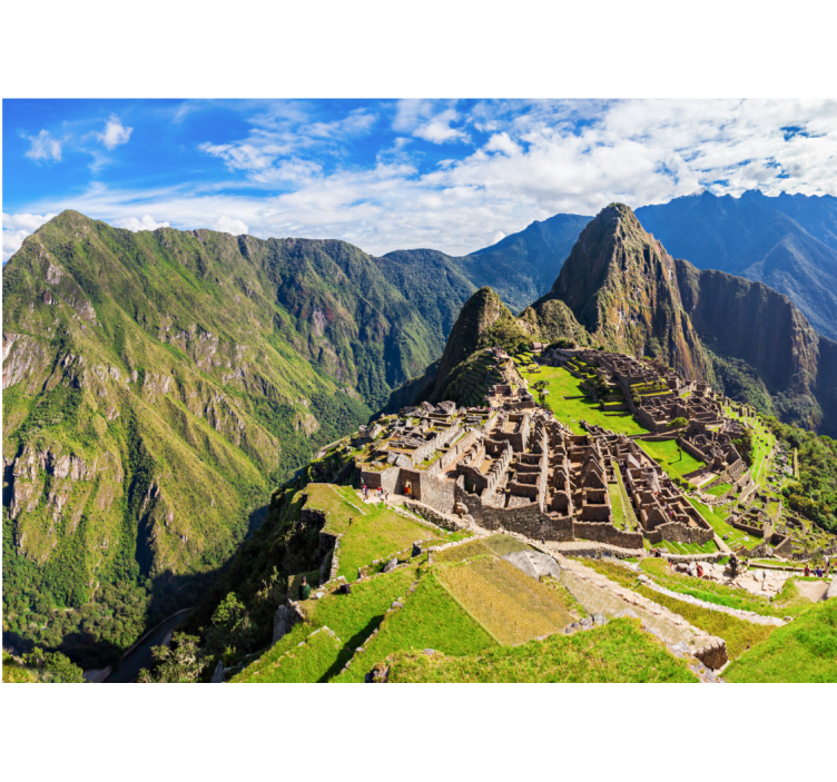 Fotomurale città vista di machu picchu - TenStickers