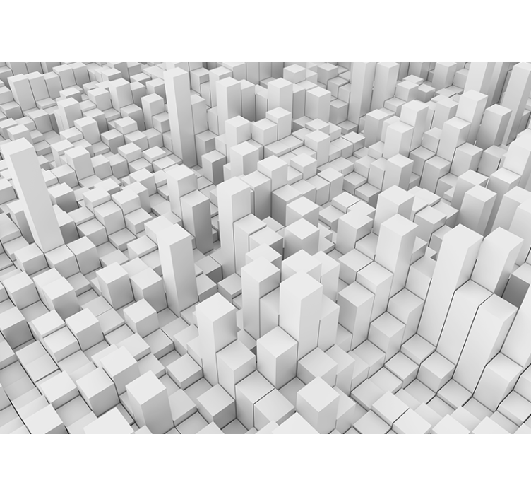 Fotomurale astratto strutture mono geometriche - TenStickers