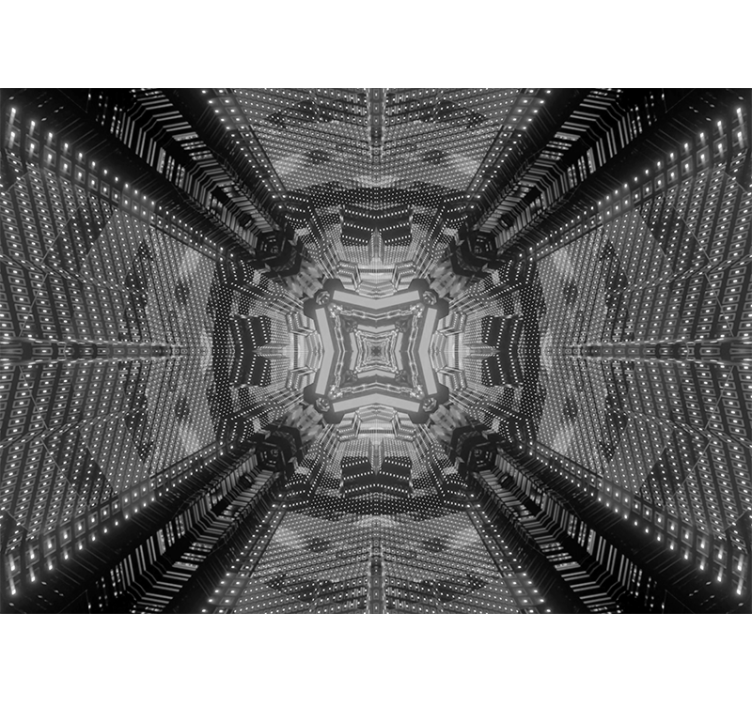 Fotomurale astratto con motivi geometrici complessi - TenStickers